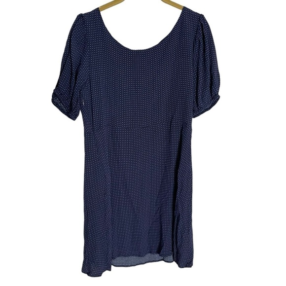 Urban Outfitters Polka Dot Micro Scoop Neck Mini Dress Large - Picture 4 of 6